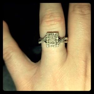 Kay Princess cut Diamond ring size 6 obo